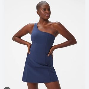 Outdoor Voices One Shoulder Exercise Dress